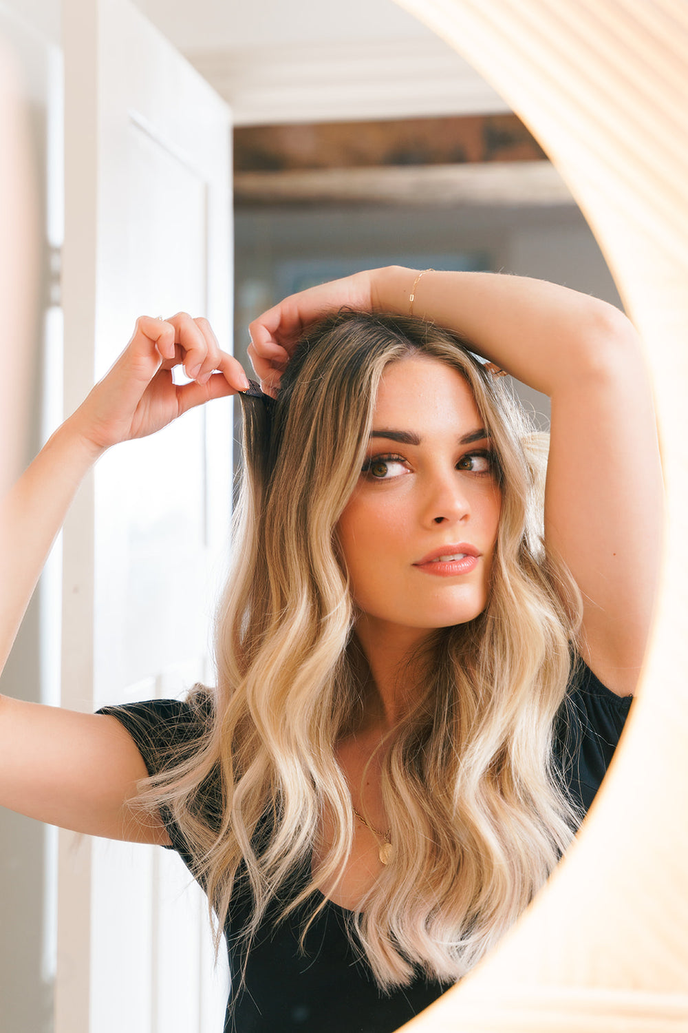 Salt + Pine Clip in Seamless Weft Extensions